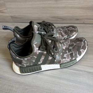 Adidas NMD_R1 'Duck Camo' Boost Running Shoes Men's Sneakers Size 10 SKU: D96617